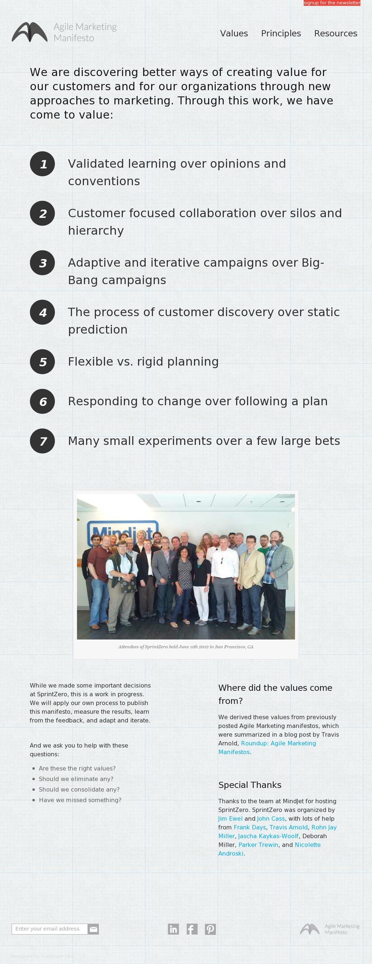 The Agile Marketing Manifesto on Pinterest